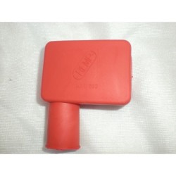 Cuffia Rossa Copri Morsetto Sinistro Batteria per FIAT 500 e Varie Auto Epoca