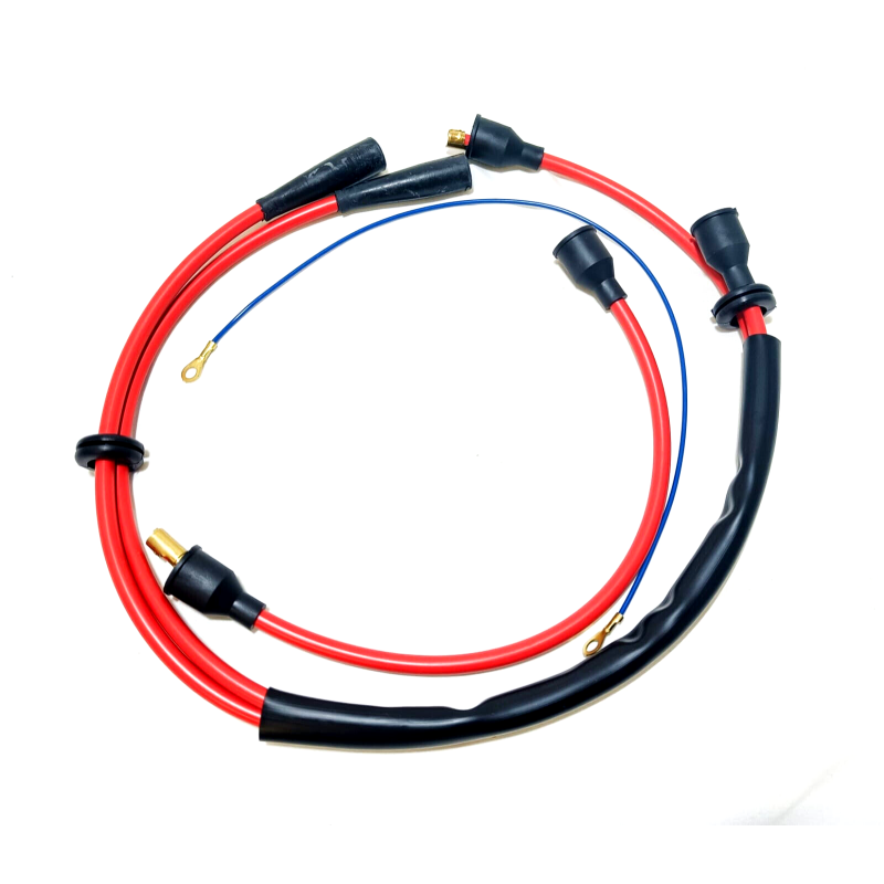 Serie Cavi Candele Rossi per FIAT 500 F L R - Bobina a Destra