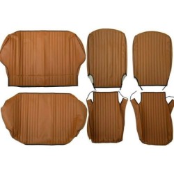 Fodere Complete Copri Sedili in Similpelle color OCRA per FIAT 500 L - Qualità ASI
