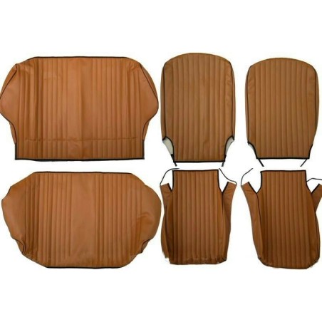 Fodere Complete Copri Sedili in Similpelle color OCRA per FIAT 500 L - Qualità ASI