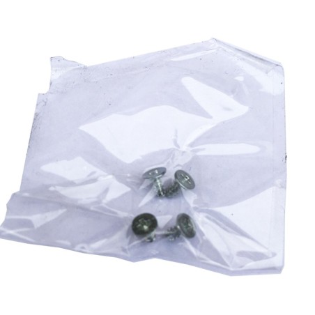 Kit 4 Vite per Fissaggio Gocciolatoio Cromato per FIAT 500 F L R e Varie Auto Epoca