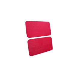 Coppia Pannelli Laterali Porte Anteriori per FIAT 500 R - colore Rosso