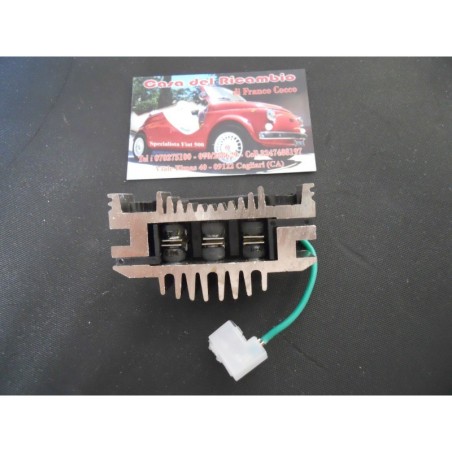 Ponte Raddrizzatore Piastra Diodi per FIAT 500 e FIAT 126 con Alternatore Marelli