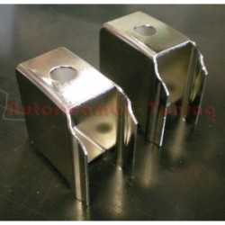 2 Distanziali Cromati Paraurti Anteriori/Posteriori per FIAT 500 F L R