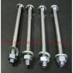 4x Vite Cromata Paraurti FIAT 500 L - Anteriore e Posteriore