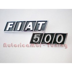 Fregio Posteriore Scritta " FIAT500 " per FIAT 500 F R in plastica cromata