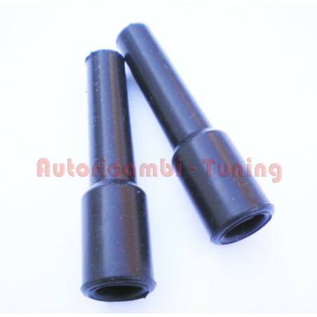 Coppia Cuffia Cappuccio Cavo Candela Ø 7mm per FIAT 500 e Auto e Moto d' epoca