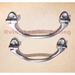 Coppia Maniglia Tiraporta in Metallo Cromato FIAT 500 F L R - altissima qualità