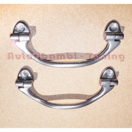 Coppia Maniglia Tiraporta in Metallo Cromato FIAT 500 F L R - altissima qualità