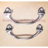 Coppia Maniglia Tiraporta in Metallo Cromato FIAT 500 F L R - altissima qualità