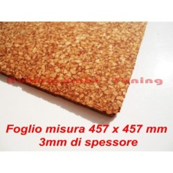 Foglio di Sughero e Gomma per Guarnizioni Motore Auto Epoca