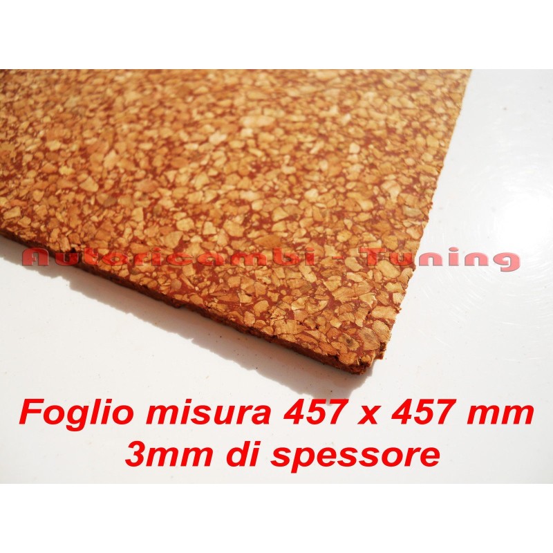 Foglio di Sughero e Gomma per Guarnizioni Motore Auto Epoca