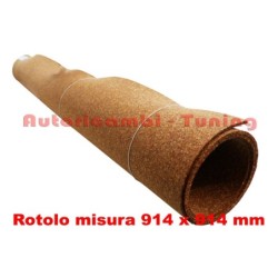Rotolo in Sughero e Gomma per Guarnizioni Motore Auto Epoca