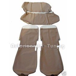 Fodere Complete Copri Sedili in Vipla color Nocciola per FIAT 500 F - Qualità ASI