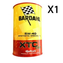 1 Litro - Olio Motore Auto Bardahl 5W40 XTC C60 FULLERENE
