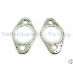 Coppia Guarnizioni Rinforzate in Acciaio per Marmitta Scarico FIAT 500 e FIAT 126