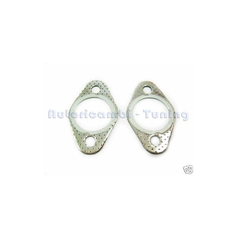Coppia Guarnizioni Rinforzate in Acciaio per Marmitta Scarico FIAT 500 e FIAT 126