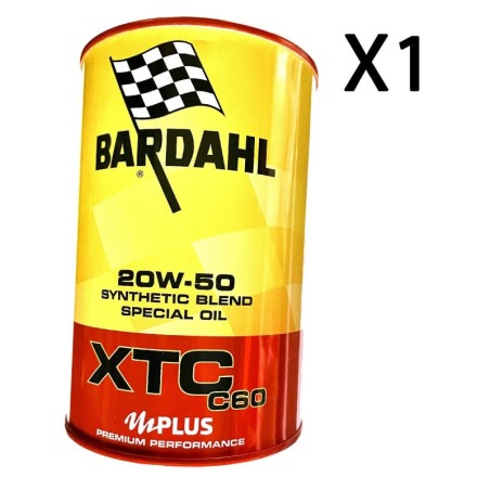 1 Litro - Olio Motore Auto Bardahl 20W50 XTC C60 FULLERENE