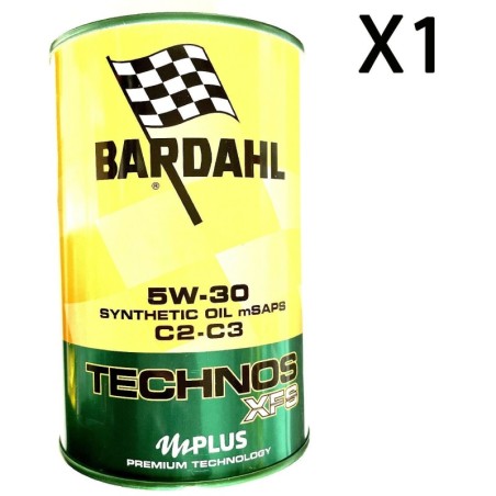 1 Litro - Olio Motore Auto Bardahl Technos XFS 5W30 ACEA C2-C3