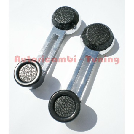 Coppia Maniglie Cromate Alzavetro Alzacristallo per FIAT 500 L