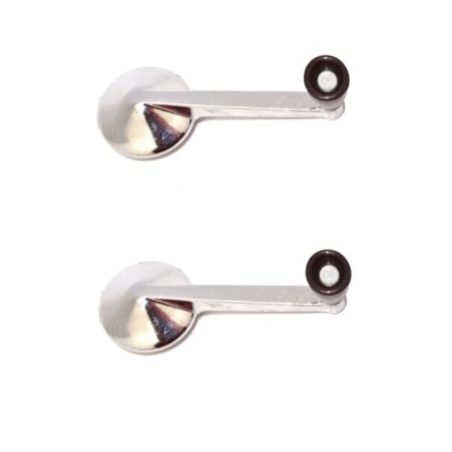 Coppia Maniglie Alzacristallo Alzavetro In Alluminio FIAT 500 F