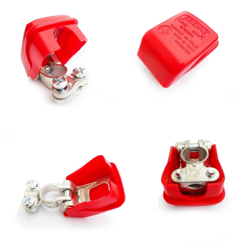 1 Morsetto Stacca-batteria Antifurto Positivo per Auto e Nautica Innesto Rapido