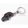 PORTACHIAVI PORTA CHIAVI AUTO FIAT 500 EPOCA METALLO VERNICIATO NERO