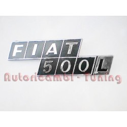 Fregio Posteriore Scritta " FIAT 500 L " per FIAT 500 F R in Plastica Cromata