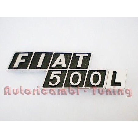 Fregio Posteriore Scritta " FIAT 500 L " per FIAT 500 F R in Zama Cromata
