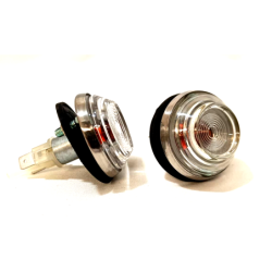 Coppia Frecce Lucciole Laterali Bianche per FIAT 500 F L R