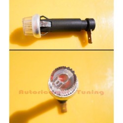 Spia Cruscotto Cromata Luce LED Rossa per FIAT 500 D F R