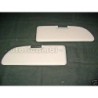 Coppia Pantine Alette Parasole per FIAT 500 F L R - Colore Bianco