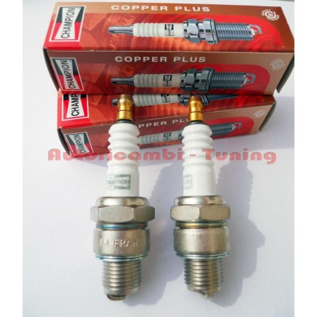 Coppia Candele Champion L86C per FIAT 500 D F G L OE037