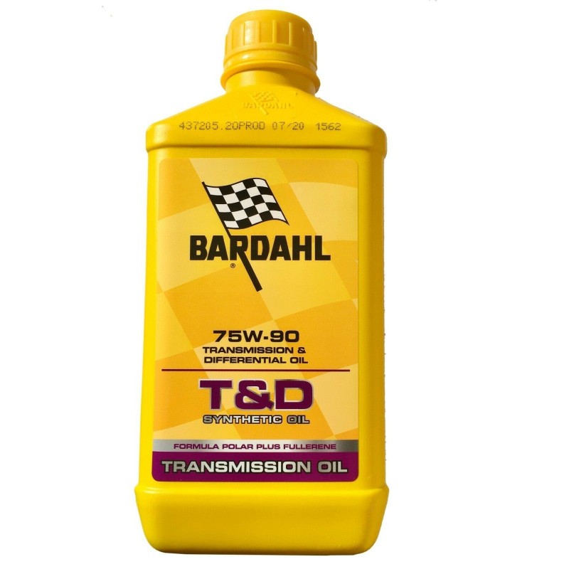 BARDHAL T&D SYNTHETIC 75W90 Olio Cambio Differenziale Trasmissione GL4 GL5