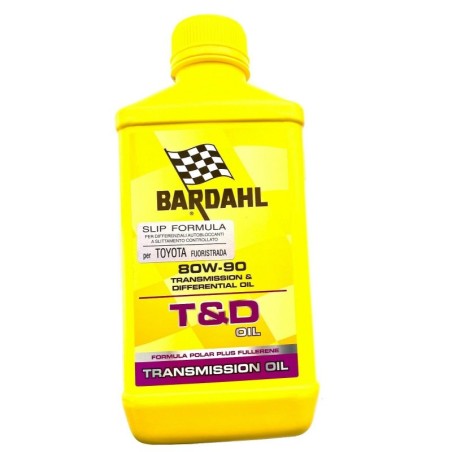 Bardahl Olio Trasmissioni Differenziali Slip T&D TED 80W90 Toyota Fuoristrada