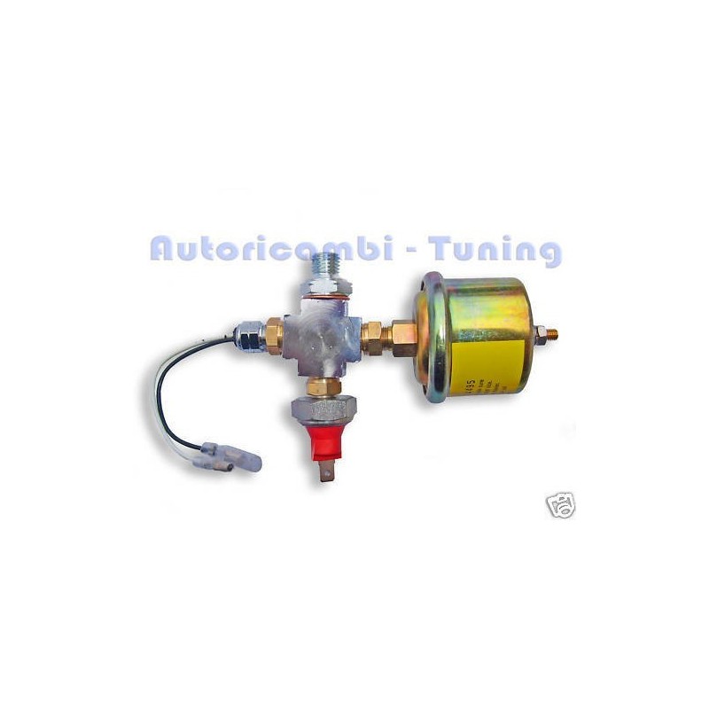 Raccordo Temperatura e Pressione Olio Motore per FIAT 500 e 126 (no x Veglia)