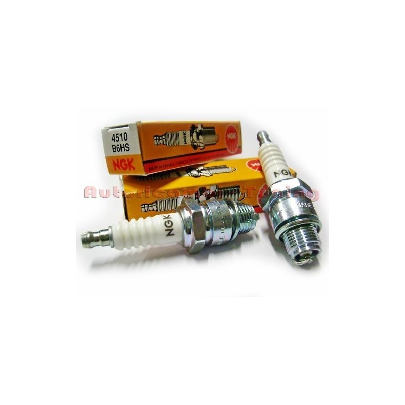 Coppia Candele Accensione NGK B6HS per FIAT 500 F L