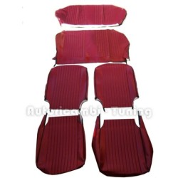 Fodere Complete Copri Sedili in Similpelle Bordeaux per FIAT 500 L - Qualità ASI