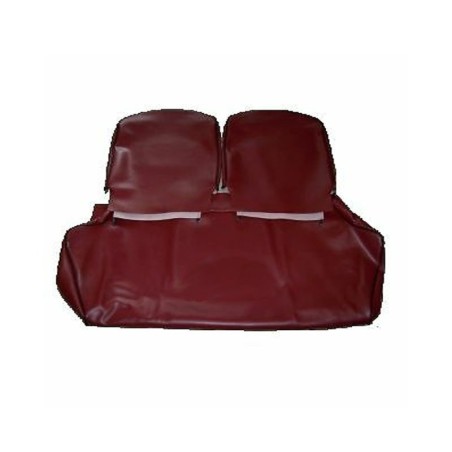 Fodere Complete Copri Sedili in Similpelle Bordeaux per FIAT 500 R - Qualità ASI