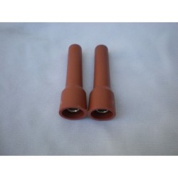 2pz - Pipetta Antidisturbo Radio in Bachelite per Candele per FIAT 500 600 EPOCA