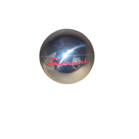 Pomello del Cambio con Logo Giannini in Alluminio Lucido per Fiat 500 e Fiat 126