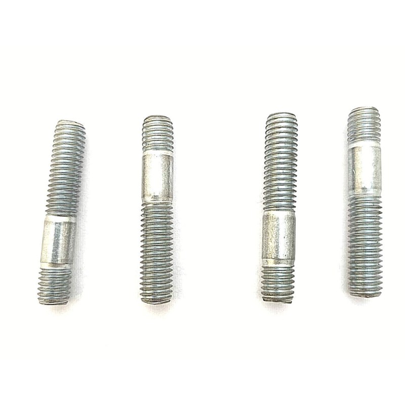 4 Prigionieri in Acciaio per Scarico per FIAT 500 e 126 8x1,25x40