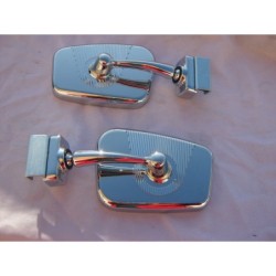 Coppia Specchietti Cromati (Destro + Sinistro) per FIAT 500 D F L R