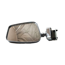 Specchio Specchietto Cromato Sinistro per FIAT 500 D F L R - Lato Guida