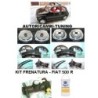Kit Frenatura Freni Ganasce Tamburi Cilindretti Pompa Tubi Freno Olio per FIAT 500 R e FIAT 126