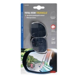 Coppia Specchietti Grandangolari Convessi Regolabili Triangolo 50x50mm