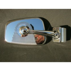 Specchio Specchietto Cromato Destro per FIAT 500 D F L R - Lato Passeggero