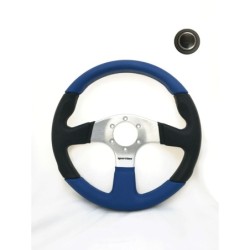 Volante Sportivo SPORTLINE Nero & Blu per FIAT 500 e FIAT 126
