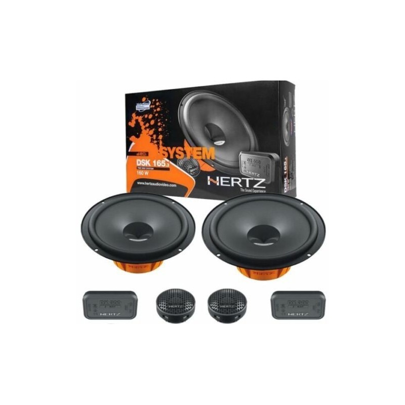 Hertz DSK 165.3 Kit 4 Casse Altoparlanti Anteriori per Fiat Punto Evo dal 2008 in poi